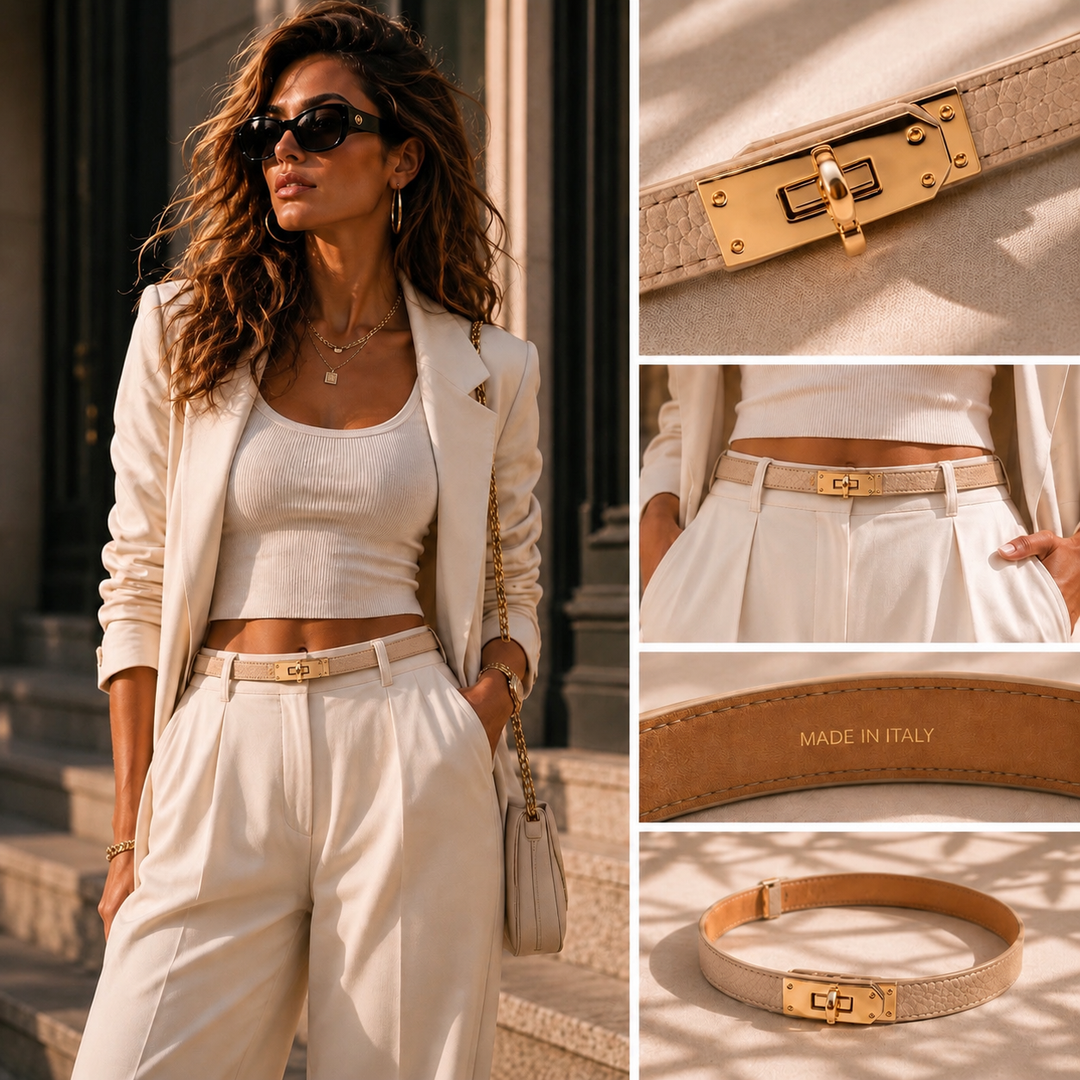 HERITAGE GÜRTEL - BEIGE