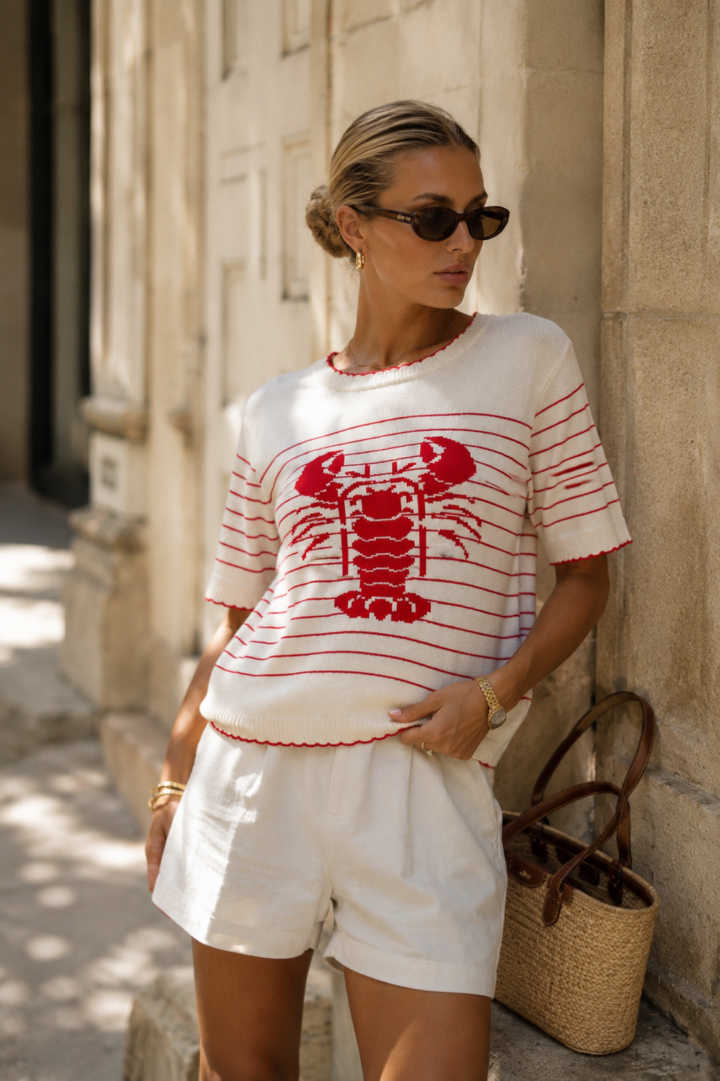 LOBSTER KNIT PULLOVER