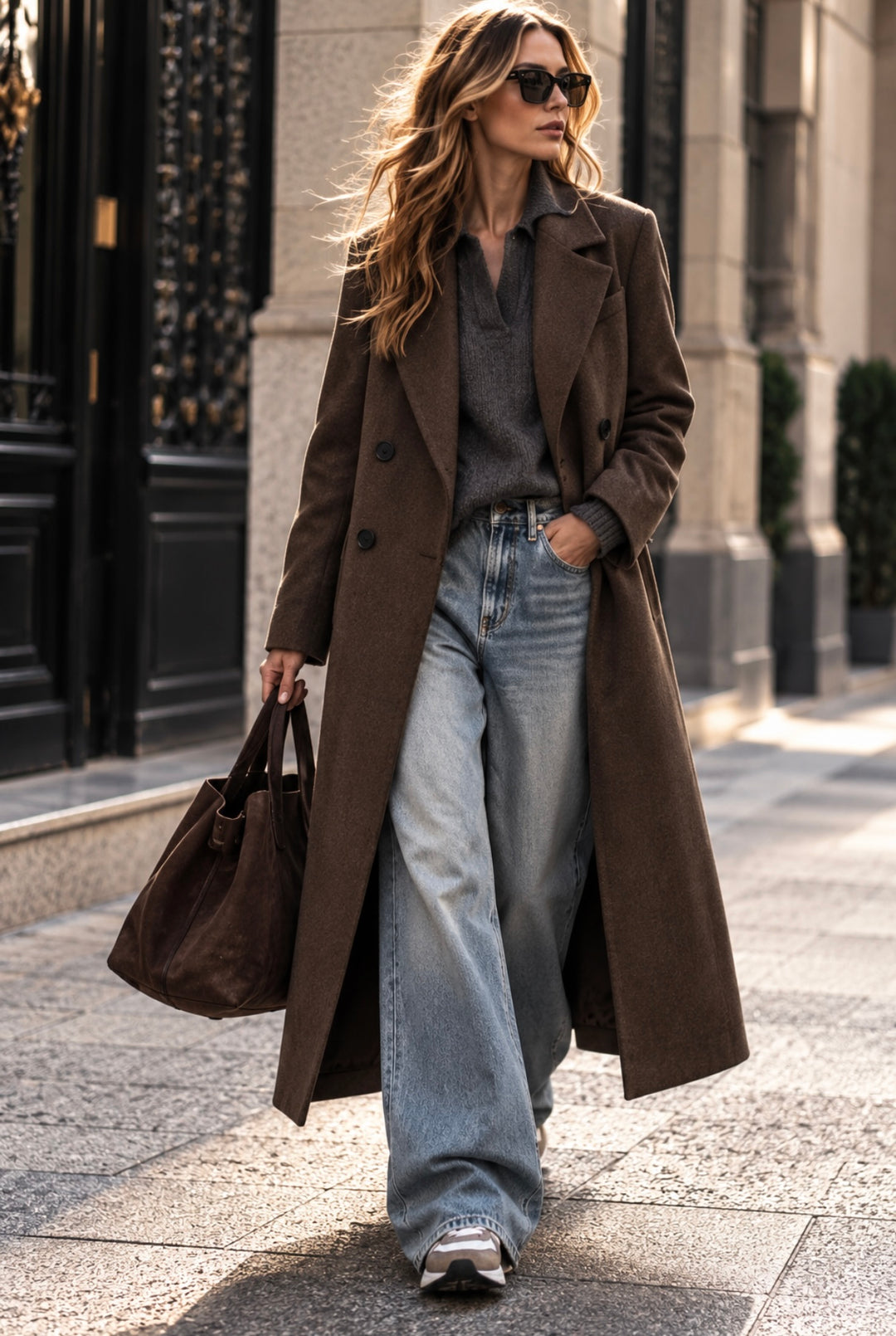 THE SIGNATURE COAT - CHOCOLATE