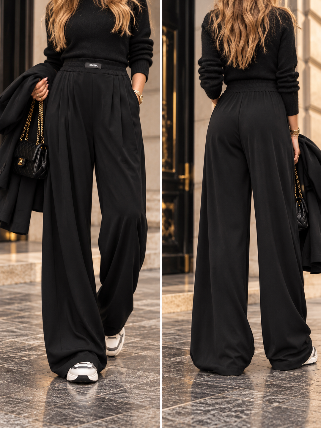 CLASSI COMFORT PANTS - BLACK