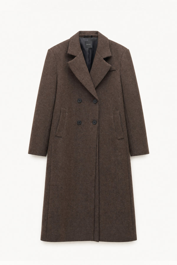 THE SIGNATURE COAT - CHOCOLATE