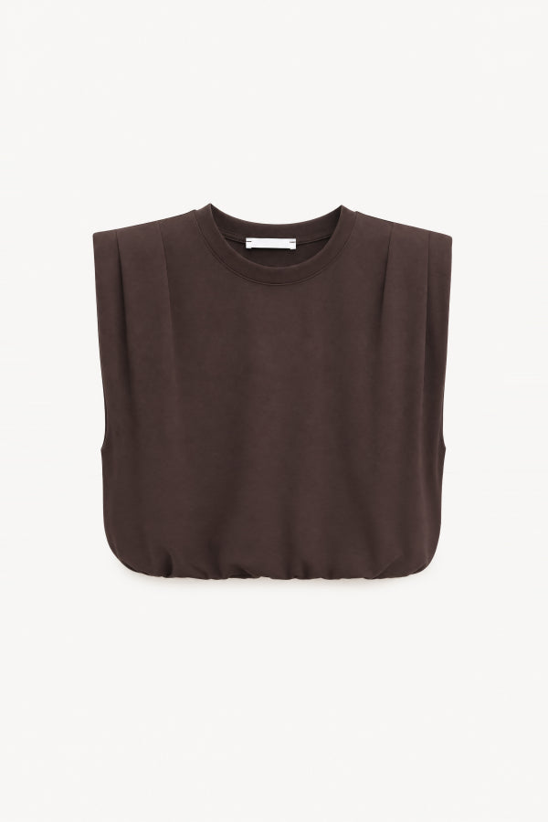 MILANA TOP BROWN