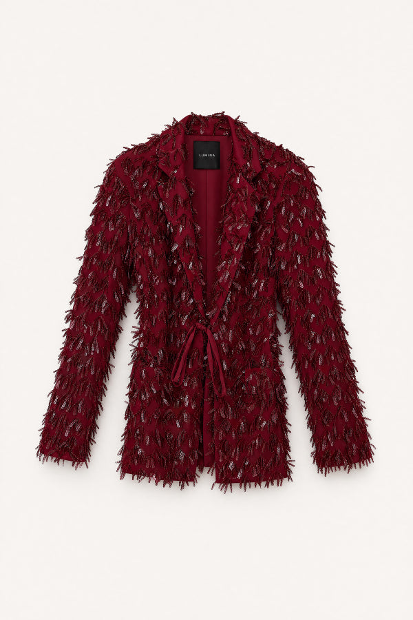 FRINGE ATTITUDE BLAZER