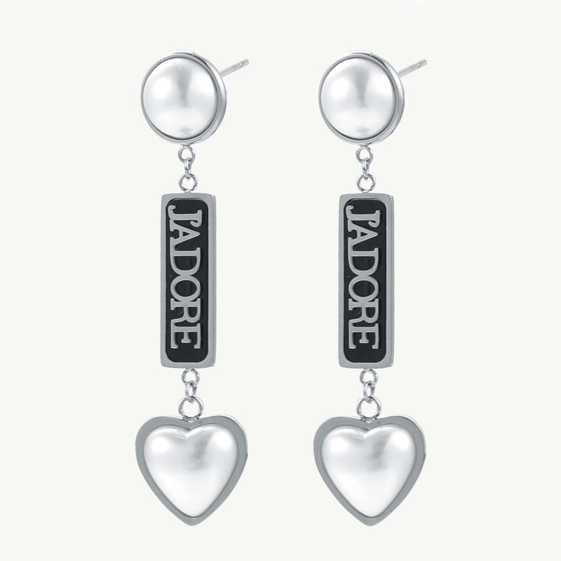 Earring J'adore Silber