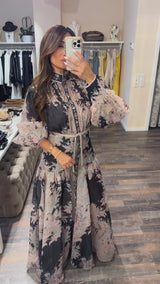 Seraphin Dress – Noir Éclat